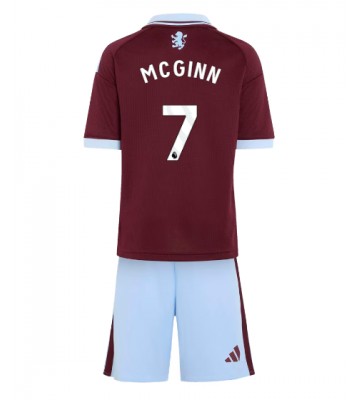 Aston Villa John McGinn #7 Hjemmebanetrøje Børn 2026-27 Kortærmet (+ Korte bukser)